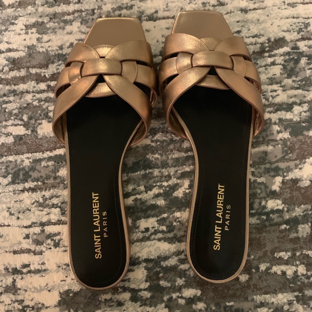 Saint Laurent Tribute Sandals